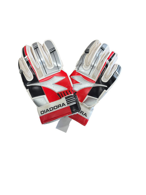 Vist Large View of Product Image Which is Used Diadora LUCA Soccer Goalie Gloves Red 11