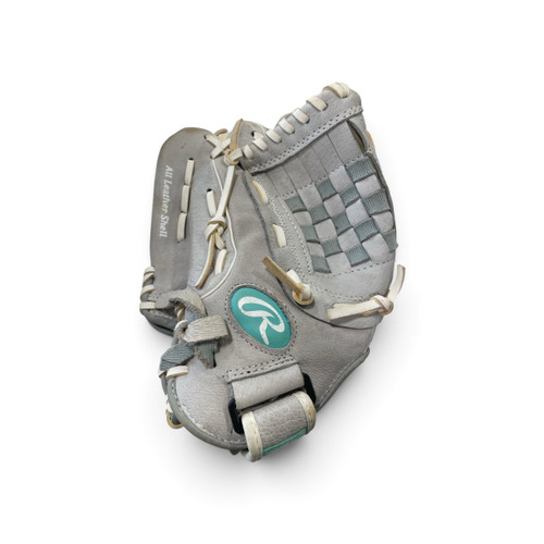 Vist Large View of Product Image Which is Used Rawlings SCSB110M BB/SB Glove LH Throw Grey 11"