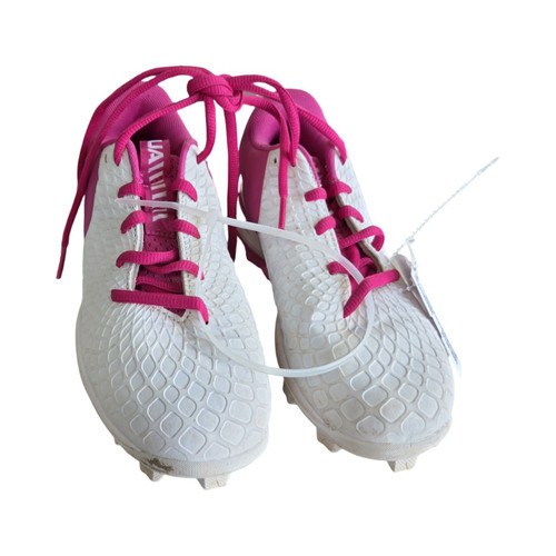 Vist Large View of Product Image Which is Used Under Armour SOFTBALL CLEATS 1.5 Soccer Cleats Pink Junior 01.5