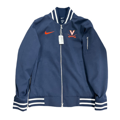 Vist Large View of Product Image Which is Used Nike Outerwear Light Jacket M Navy Blue SM