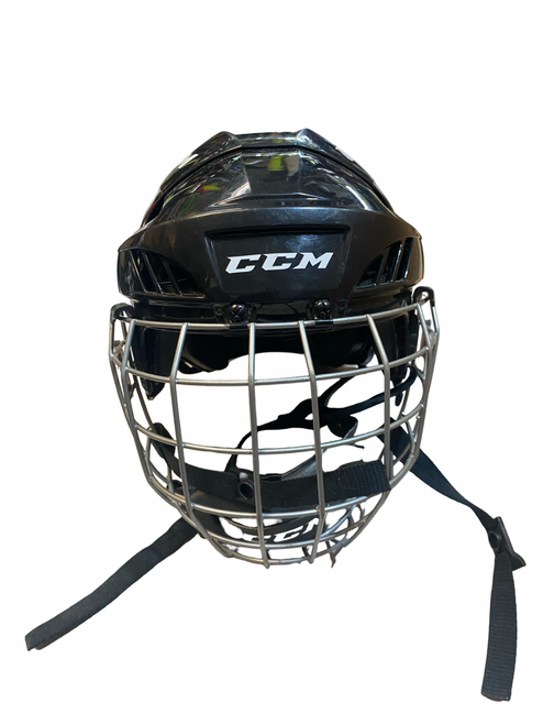 Vist Large View of Product Image Which is Used CCM FL 40 Helmet Cage Combo Black XS