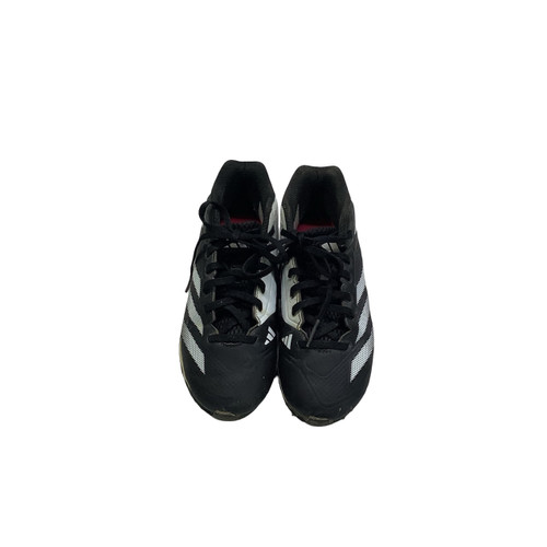 Vist Large View of Product Image Which is Used Adidas ADIZERO IMPACT Jr FB Cleats Black And White Junior 03.5