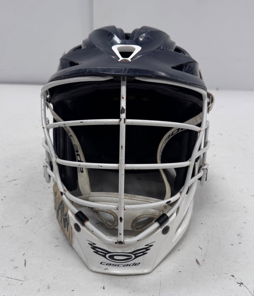 Vist Large View of Product Image Which is Used Cascade CASCADE R Lacrosse Helmet Royal Blue One Size