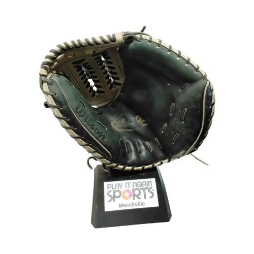 Vist Large View of Product Image Which is Used Wilson A2000 PRO STOCK BB/SB Catchers RH Throw White 34"