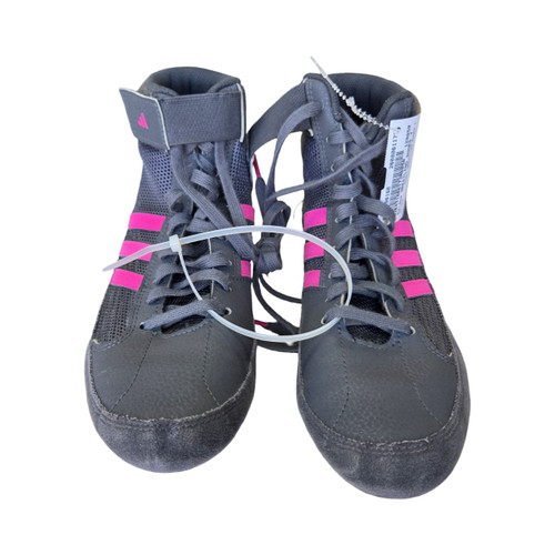 Vist Large View of Product Image Which is Used Adidas WRESTLING SHOES 7 Wrestling Shoes Grey Senior 7