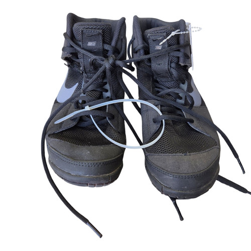 Vist Large View of Product Image Which is Used Nike WRESTLING SHOES 8.5 Wrestling Shoes Black Senior 8.5