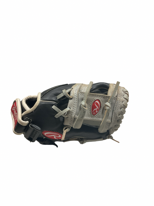 Vist Large View of Product Image Which is Used Rawlings FRANCISCO LINDOR MODEL BB/SB Glove RH Throw Black 10 1/2"