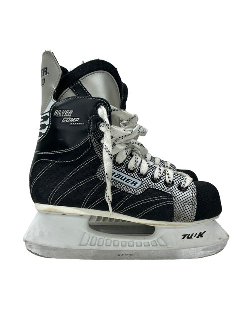 Vist Large View of Product Image Which is Used Bauer SILVER COMP Junior Hockey Skate Junior 06