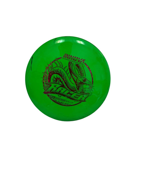 Vist Large View of Product Image Which is Used Innova Star Racer 174g Disc Golf Driver Green  