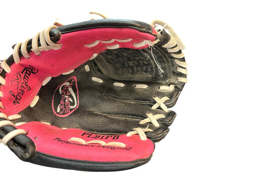 Vist Large View of Product Image Which is Used Rawlings PL91PB Glove RH Throw 9"