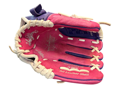 Vist Large View of Product Image Which is Used Rawlings HFP10PPW Glove RH Throw 10"