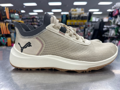 Vist Large View of Product Image Which is Used Puma FUSION CRUSH SPORT Mens Golf Shoes Beige Senior 10.5