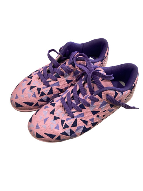 Vist Large View of Product Image Which is Used Soccer Turf Shoes Pink Junior 04