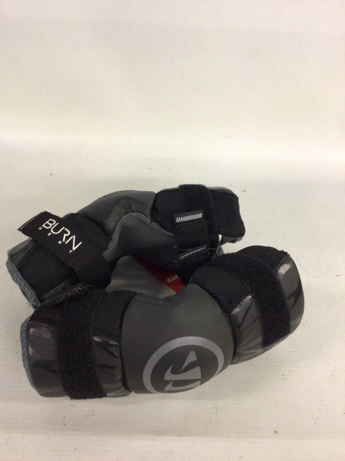 Vist Large View of Product Image Which is Used Warrior BURN NEXT Lacrosse Arm Pads/Guards Black Youth