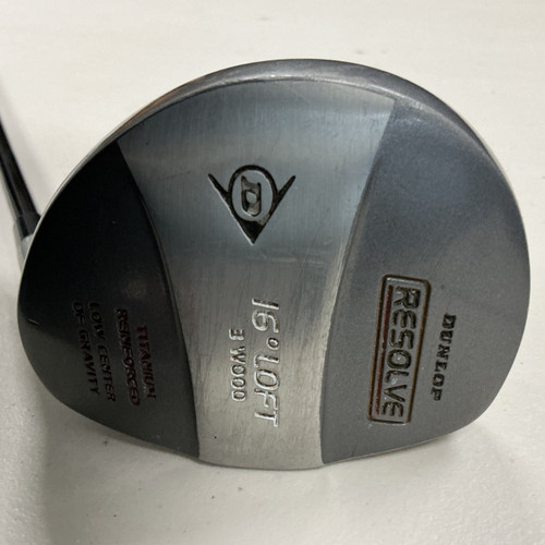 Vist Large View of Product Image Which is Used Dunlop RESOLVE Mens Fairway Wood RH 3 Wood