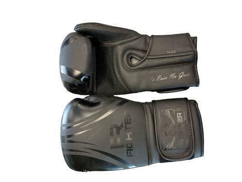 Vist Large View of Product Image Which is Used Boxing Gloves Black Senior