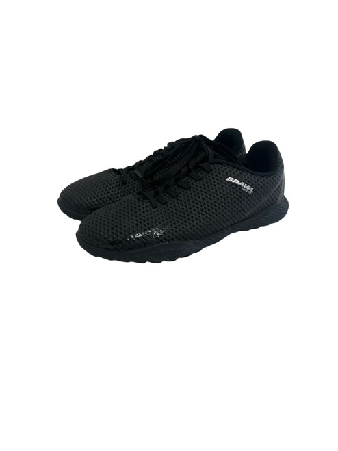Vist Large View of Product Image Which is Used Brava Jr 4.5 Soccer Turf Shoes Black