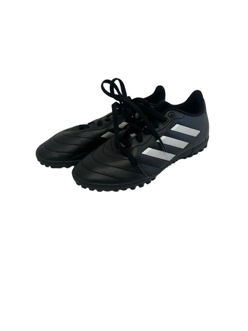 Vist Large View of Product Image Which is Used Adidas Goletto Jr 3.5 Soccer Turf Shoes Black 