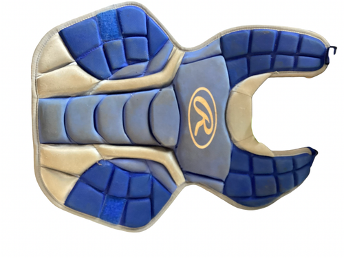 Vist Large View of Product Image Which is Used Rawlings RENEGADE SERIES Catchers Chest Protector Royal Blue Youth