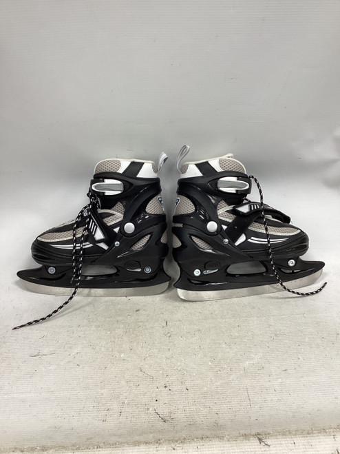 Vist Large View of Product Image Which is Used Lake Placid LAKE PLACID ADJ Boys Softboot Skate Black Adjustable