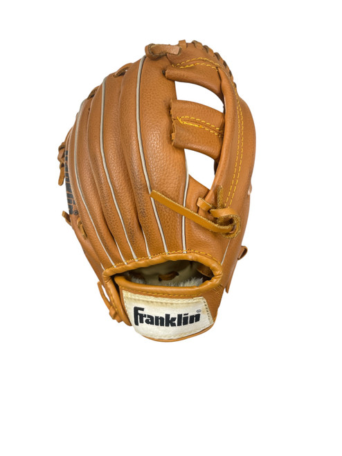 Vist Large View of Product Image Which is Used Franklin FIELDMASTER BB/SB Glove RH Throw Brown 9 1/2"