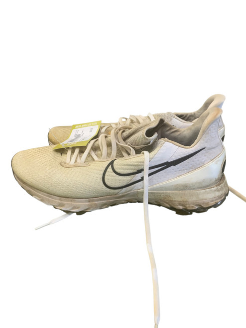 Vist Large View of Product Image Which is Used Nike Mens Golf Shoes White Senior 13