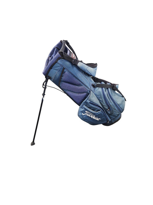Vist Large View of Product Image Which is Used Titleist BLUE BAG Mens Stand Bag Navy Blue