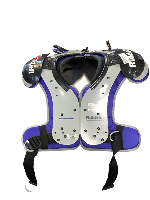 Vist Large View of Product Image Which is Used Riddell PURSUIT FB Shoulder Pads Grey XL