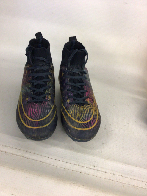 Vist Large View of Product Image Which is Used Soccer Cleats navy Junior 04