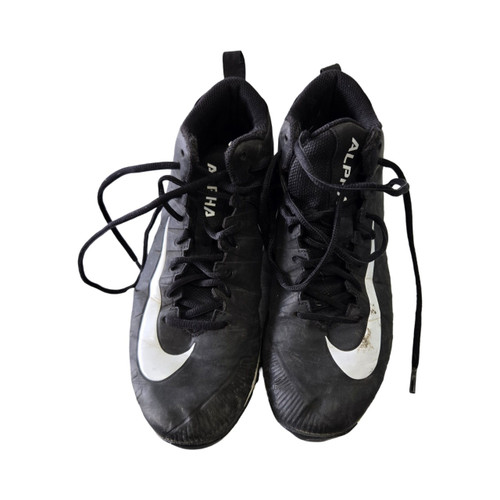 Vist Large View of Product Image Which is Used Nike ALPHA FOOTBALL CLEATS SZ 7 Adult FB Cleats Black Senior 7
