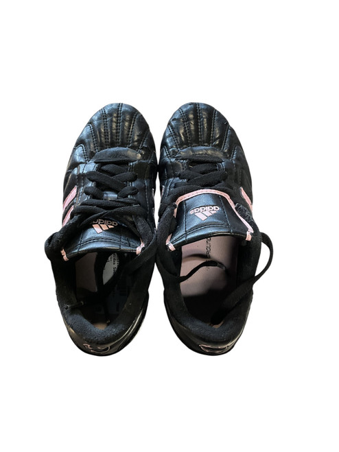 Vist Large View of Product Image Which is Used Adidas Soccer Cleats Black Junior 02