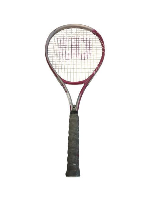 Vist Large View of Product Image Which is Used Wilson HOPE Womens Tennis Racquet Pink 4 1/4"