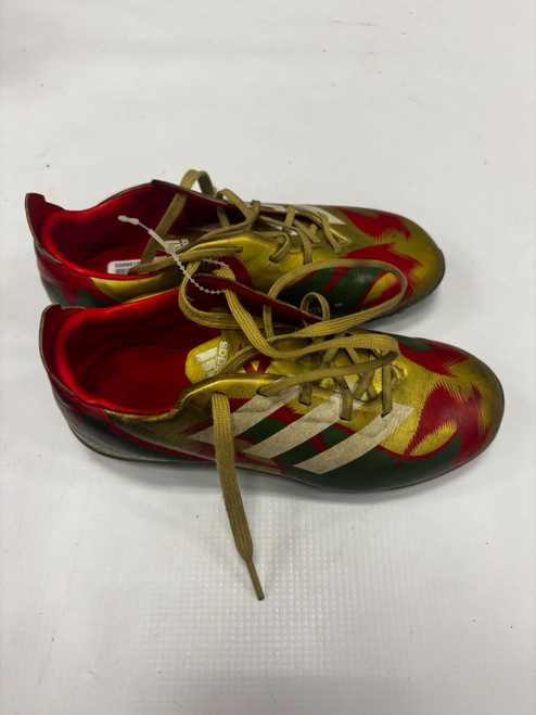 Vist Large View of Product Image Which is Used Adidas Soccer Cleats Green Junior 01