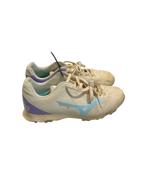 Vist Large View of Product Image Which is Used Mizuno SB CLEATS BB/SB Cleats White Junior 03.5