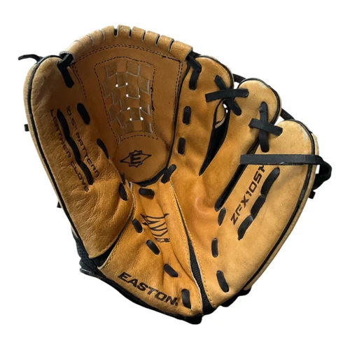 Vist Large View of Product Image Which is Used Easton Z FLEX BB/SB Glove RH Throw Brown 10 1/2"