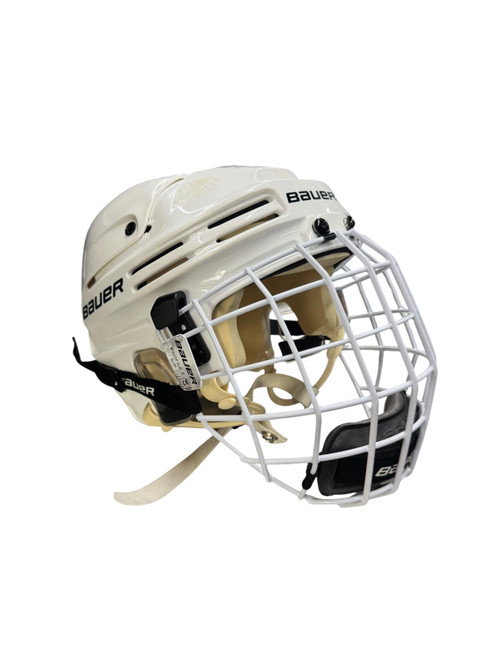 Vist Large View of Product Image Which is Used Bauer BHH2100 Helmet Cage Combo White XS