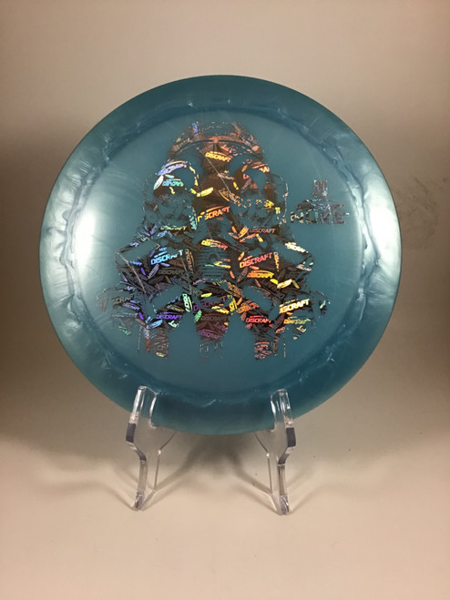 Vist Large View of Product Image Which is Used Discraft BIG Z NUKE Disc Golf Driver Royal Blue 176g