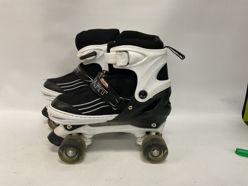 Vist Large View of Product Image Which is Used FYHART ADJUSTABLE SKATES Child Roller Quad Skates Black Adjustable