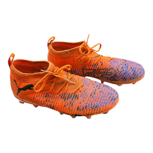 Vist Large View of Product Image Which is Used Puma Soccer Cleats Orange Senior 5