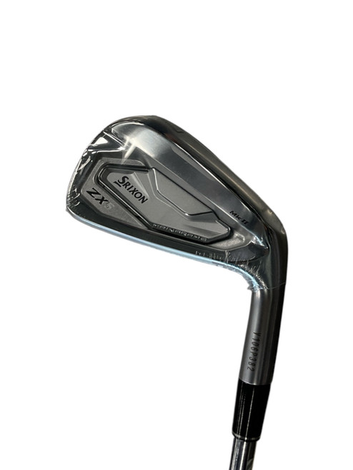 Vist Large View of Product Image Which is Mint in plastic Srixon ZX5 MKII Iron Set KBS Tour Lite R-Flex RH 4I-PW