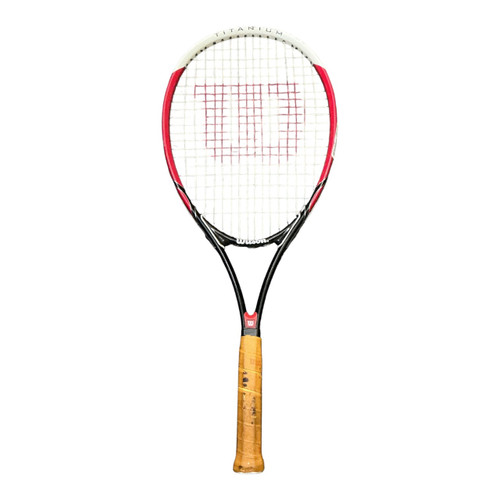 Vist Large View of Product Image Which is Used Wilson FEDERER Adult Tennis Racquet None 4 1/2"