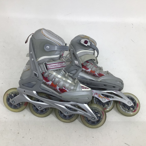 Vist Large View of Product Image Which is Used Rollerblade ACTIVA 90 WMNS 6.5 INLINE SKATES Senior Rec Fitness Skates Grey Senior 6.5