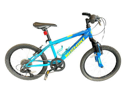 Vist Large View of Product Image Which is Used Nishiki PUEBLO 24 Mountain Bike Boys Royal Blue 20"