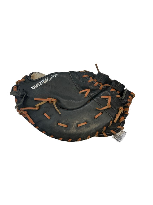Vist Large View of Product Image Which is Used Mizuno GXF 100D BB/SB First Base LH Throw Black 12"