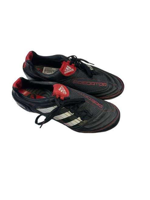Vist Large View of Product Image Which is Used Adidas Soccer Cleats Black Senior 6.5
