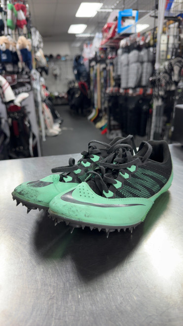 Vist Large View of Product Image Which is Used Nike Track & Field Cleats Adult Teal Senior 9