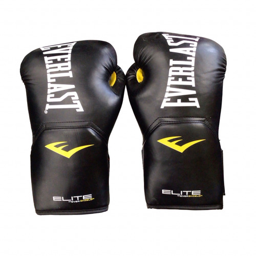Vist Large View of Product Image Which is Used Everlast Boxing Gloves Black MD