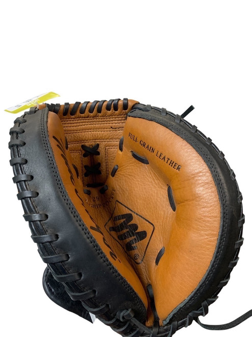 Vist Large View of Product Image Which is Used MacGregor 29 IN RHT CATCHERS MITT BB/SB Catchers RH Throw Brown 29"