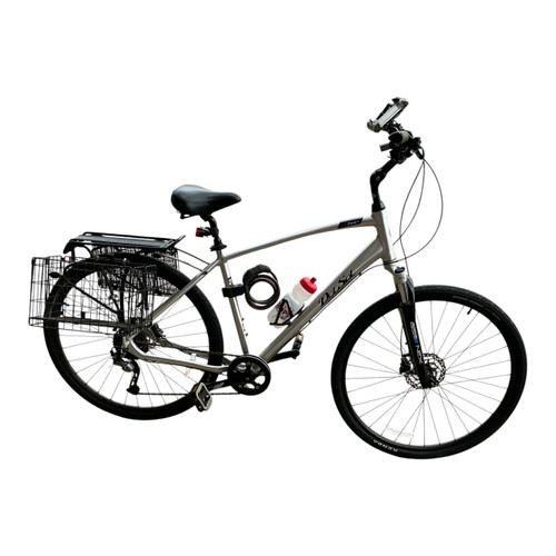 Vist Large View of Product Image Which is Used DelSol LXI FLOW 3 Comfort Bike Mens Grey 48-52cm - 19-20" - LG Frame