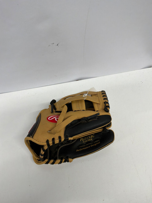 Vist Large View of Product Image Which is Used Rawlings PLAYER SERIES BB/SB Glove RH Throw Brown 11 1/2"